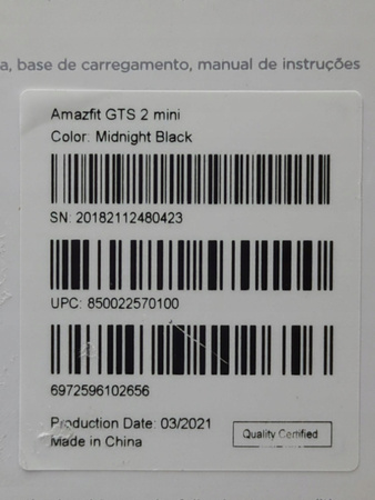 SMARTWATCH AMAZFIT GTS 2 MINI CZARNY