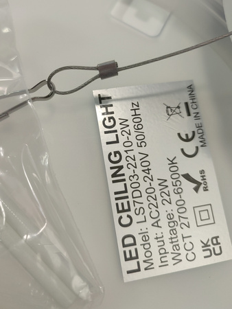 Lampa sufitowa Plafon LED Epicflare LS7D03-2210-2W 6500K 2900lm 42x42x2,8cm