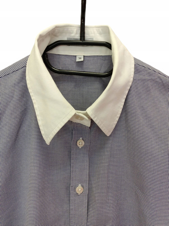 Koszula męska WÓLCZANKA Roz. 36 Niebieski