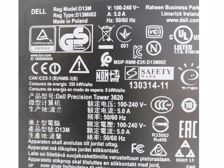 Komputer Dell Precision 3620 Intel Core i5-6600 500GB HDD 2x8BG DDR4