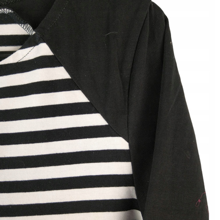 SUKIENKA RESERVED ROZMIAR L BIAŁO-CZARNA W PASKI