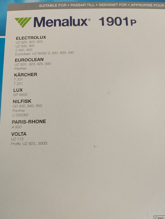 WORKI DO ODKURZACZA ELECTROLUX KARCHER - MENALUX 1901P 900 196 756/2 - 4SZT