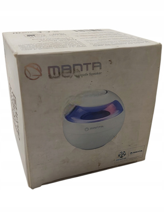 Głośnik przenośny Manta MA417 Bluetooth AUX kolorowe podświetlenie