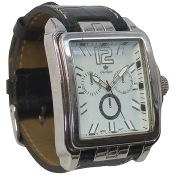 Zegarek męski GINO ROSSI 05010A WHBR skórzany pasek