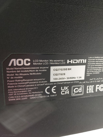 Monitor AOC CQ27G2SE 27"