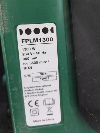 KOSIARKA ELEKTRYCZNA FPLM 1300 3500 OBR/MIN 1300W IPX4 ZIELONA