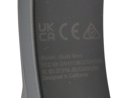 Słuchawki bezprzewodowe z mikrofonem JLab Work Wireless Nauszne Czarne