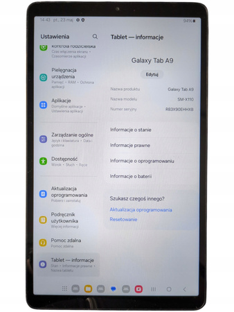 Tablet Samsung Galaxy Tab A9 SM-X110 8.7" WiFi 4/64GB
