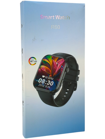 Blackview R60 smartwatch 1.96" AMOLED 800 nits IP68 rozmowy BT