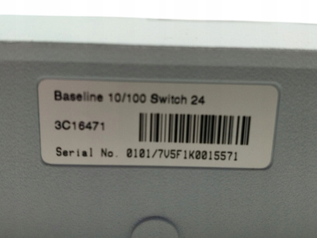 Switch 3Com Baseline 10/100 Switch 24