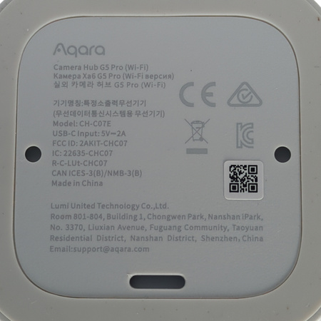 Kamera Aqara G5 Pro CH-C07E 2.6K Zigbee Hub
