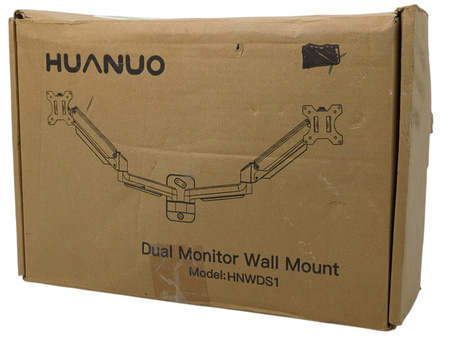 Uchwyt ścienny do 2 monitorów sprężyna gazowa 17-32" HUANUO HNWDS1 VESA