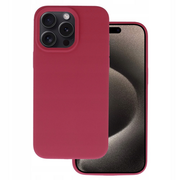 Etui plecki Silicone Lite Case do Iphone 14 Pro Max bordowy