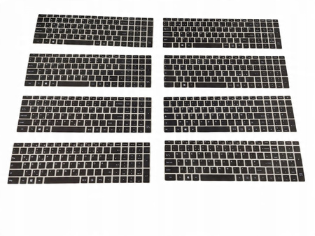 Folia ochronna na klawiaturę do laptopa SGIN M15 Pro (PL, DE, GB)