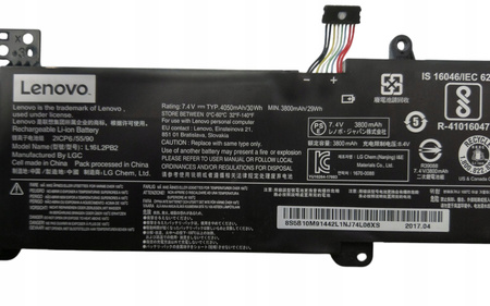 Bateria do laptopa Lenovo L16L2PB2 żywotność 96%, cykli 135