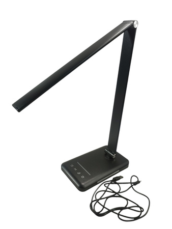 Lampa biurkowa LED EK015A z ładowaniem indukcyjnym Czarny