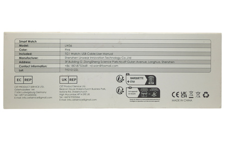 Smartwatch Tuyoma LW36 AMOLED 1.43" GPS rozmowy IP68 600mAh