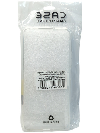 Etui Plecki do Xiaomi Redmi Note 12 4G bezbarwne