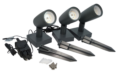 Ledvance Smart+ WiFi LED Spot Garden 14.5W 680lm RGBW 3000K zestaw 3 szt.