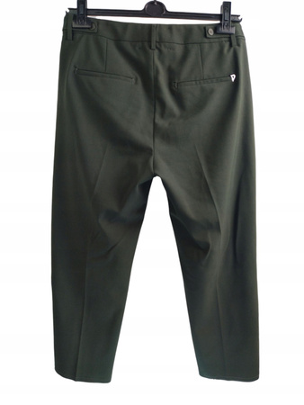Spodnie damskie Garniturowe Zielone DONDUP ROZ.44