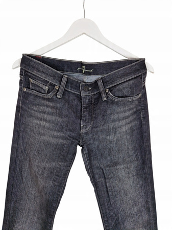 7 For All Mankind Jeansy Damskie Granatowe XS