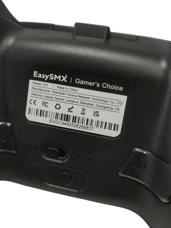 Bezprzewodowy Kontroler Pad Gamingowy EasySMX X15 RGB LED 1000MAH BT 2.4Ghz