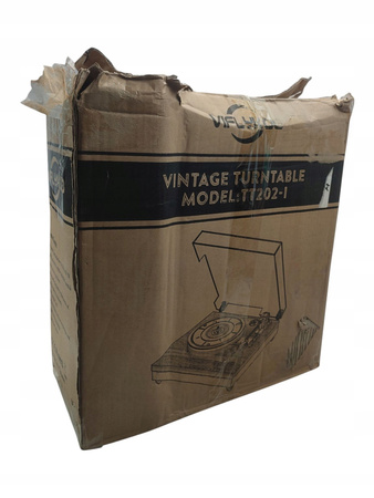 Gramofon Retro Viflykoo TT202-1 Bluetooth RCA Wbudowane głośniki Drewniany