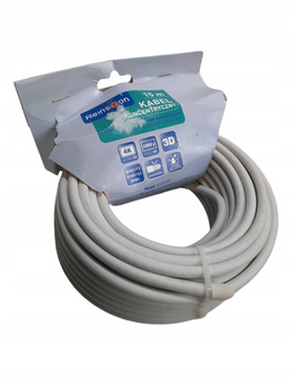 Kabel koncentryczny Reinston ESAT009 15m Biały