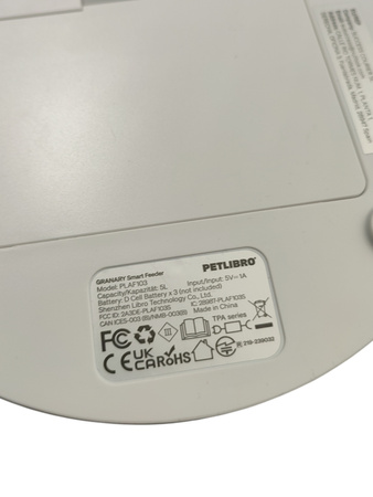 Dozownik karmy 5L z kamera dla psa i kota Petlibro Granary PLAF103