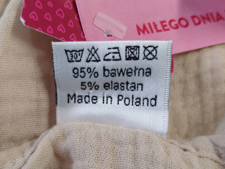 TOP DAMSKI PAKUTEN ROZMIAR S/M KREMOWY