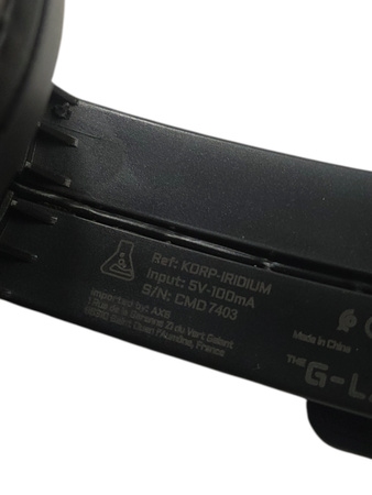 Słuchawki bezprzewodowe nauszne z mikrofonem G-Lab Korp iridium czarne