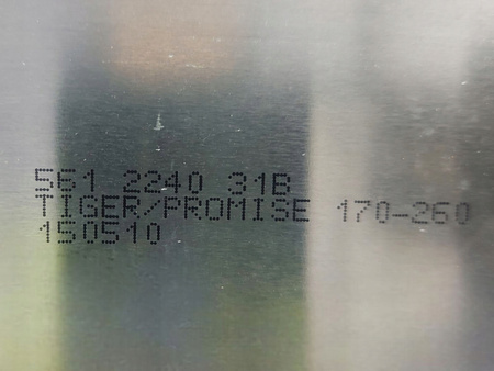 POLE INDUKCYJNE PŁYTY GRZEWCZEJ 170-260cm 561224031B ELECTROLUX