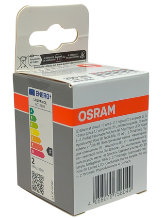 5x ŻARÓWKA LED G9 1.9 W = 20W 200lm 2700K Ciepła OSRAM