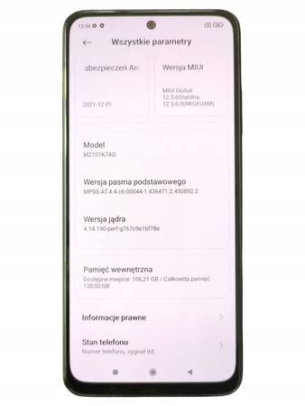 Smartfon Xiaomi Redmi Note 10 M2101K7AG 4/128GB 6,43" 48Mpix