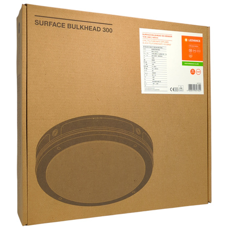 Oprawa LED Ledvance SF BLKH S 300 P 15W 840 BK IP65