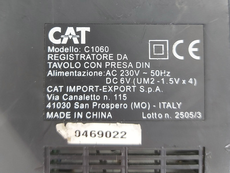 Magnetofon kasetowy sieciowy CAT C10160