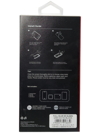 Hartowane szkło ochronne 6D do Samsung Galaxy A33