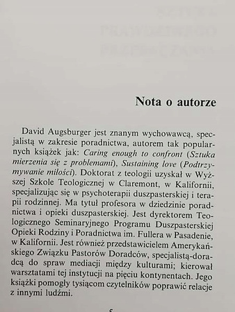 Sztuka przebaczania Augsburger David