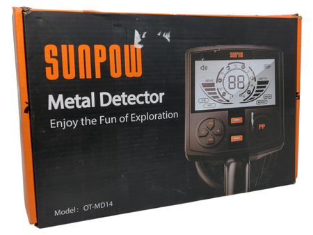 Wykrywacz metali Sunpow OT-MD14 LCD 5 trybów IP68 30cm cewka