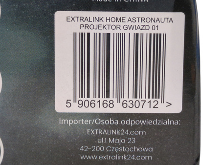 Projektor Astronauta Rzutnik gwiazd Lampka nocna dla dziecka Extralink