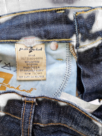 7 For All Mankind Damskie Spodnie Materiałowe Czarne XS