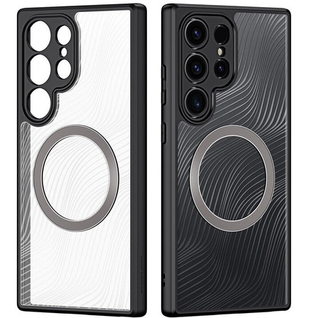 Etui Dux Ducis Aimo Mag do Samsung Galaxy S24 Ultra czarne MagSafe