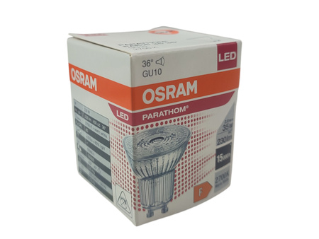 Żarówka OSRAM LED PAR 16 35 36° P 2.6W 827 GU10 10 sztuk