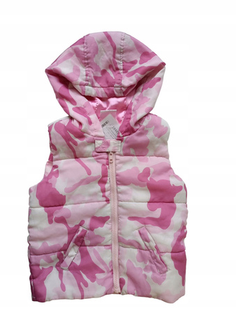 Bezrękawnik dziecięcy Różowy ROZM.12 MIES. LADYBIRD