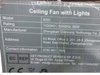 Lampa sufitowa z wiatrakiem Ceiling Fan with Light 1920lm 18W 60W Lampa LED