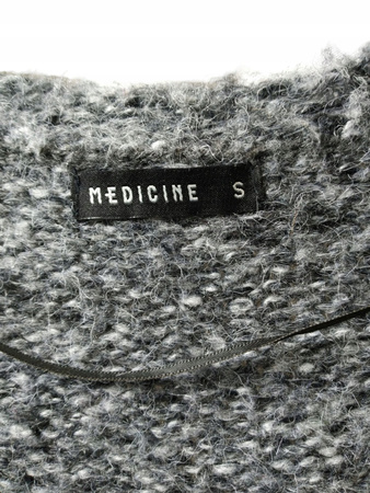 SWETER DAMSKI MEDICINE ROZMIAR S SZARY