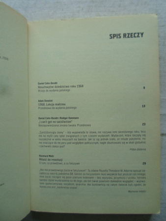Maj '68. Rewolta Daniel Cohn Bendit, Rudiger Dammann