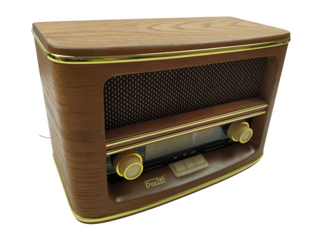 Radio sieciowe Dartel RD-1901 BT retro drewno FM/AM Bluetooth