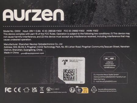 Projektor Smart LED Aurzen EAZZE D1 Pro D002 DoIby Audio 4K Full HD 1080p