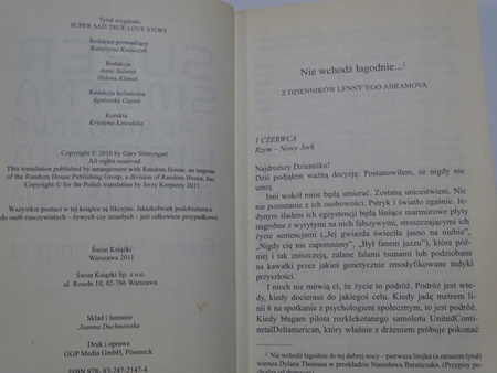 Supersmutna i prawdziwa historia miłosna Gary Shteyngart